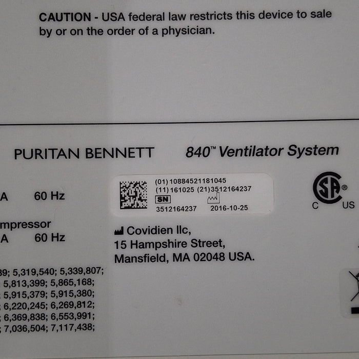 Puritan Bennett 840 Ventilator