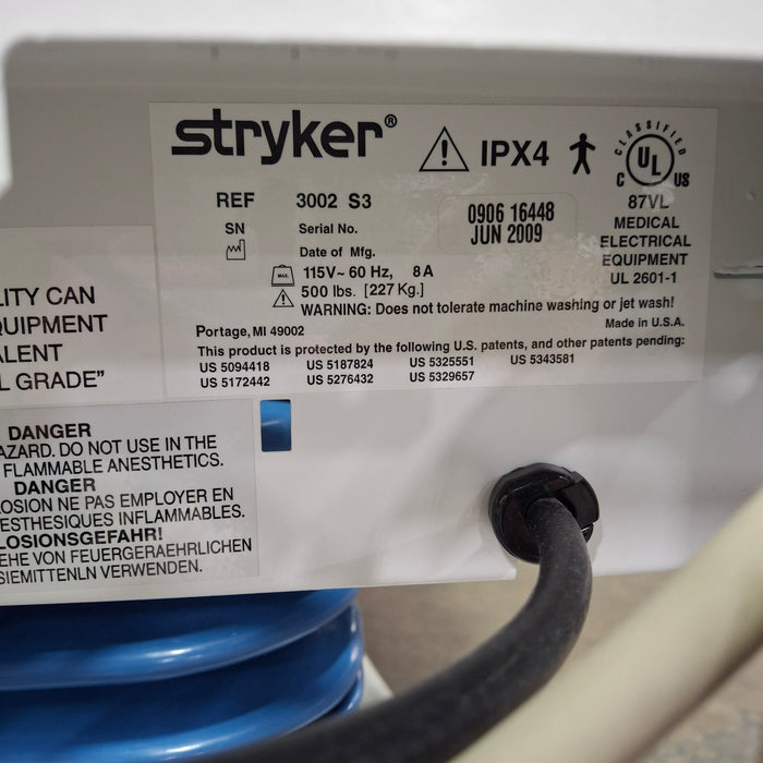 Stryker Secure III 3002 Hospital Bed