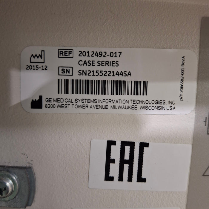 GE Healthcare Case Console w/ T2100 Stress Test System