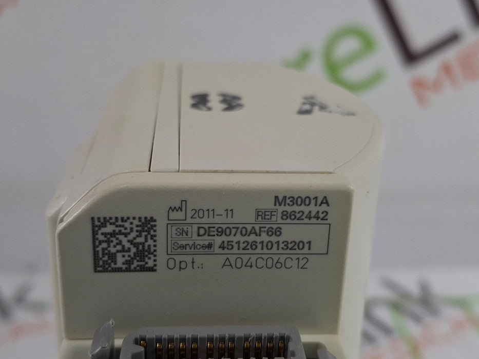 Philips M3001A-A04C06C12 OxiMax SpO2, NIBP, 12 Lead ECG, Temp, IBP MMS Module