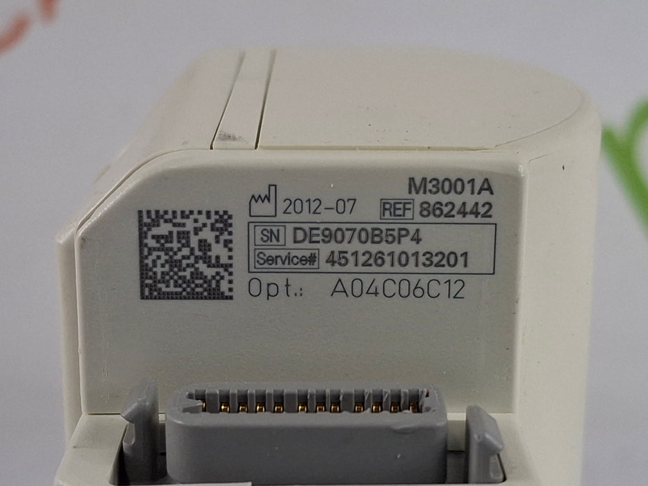 Philips M3001A-A04C06C12 OxiMax SpO2, NIBP, 12 Lead ECG, Temp, IBP MMS Module