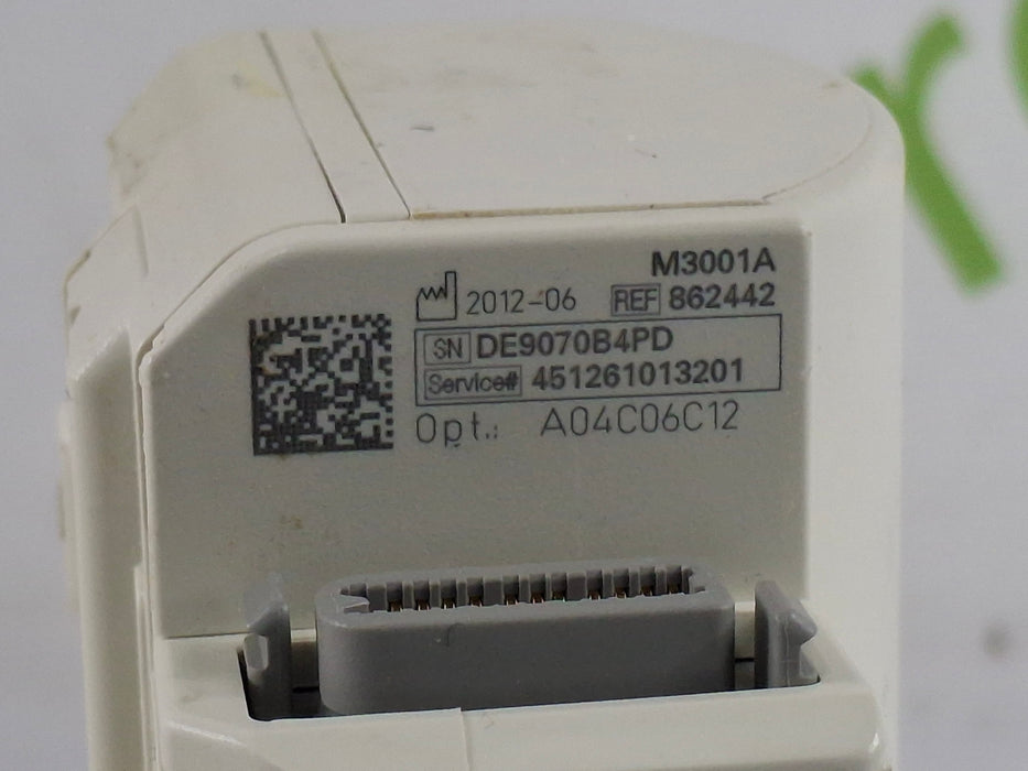 Philips M3001A-A04C06C12 OxiMax SpO2, NIBP, 12 Lead ECG, Temp, IBP MMS Module