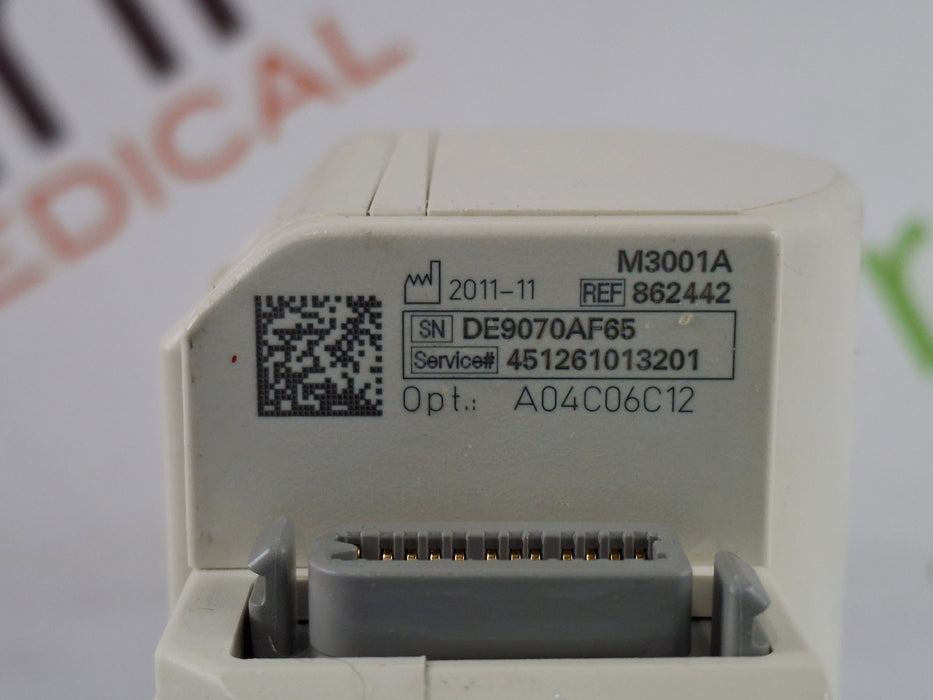 Philips M3001A-A04C06C12 OxiMax SpO2, NIBP, 12 Lead ECG, Temp, IBP MMS Module