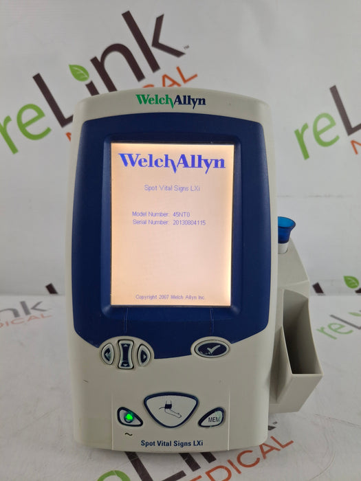 Welch Allyn Spot LXi - NIBP, SureTemp Plus, Nellcor SpO2 Vital Signs Monitor