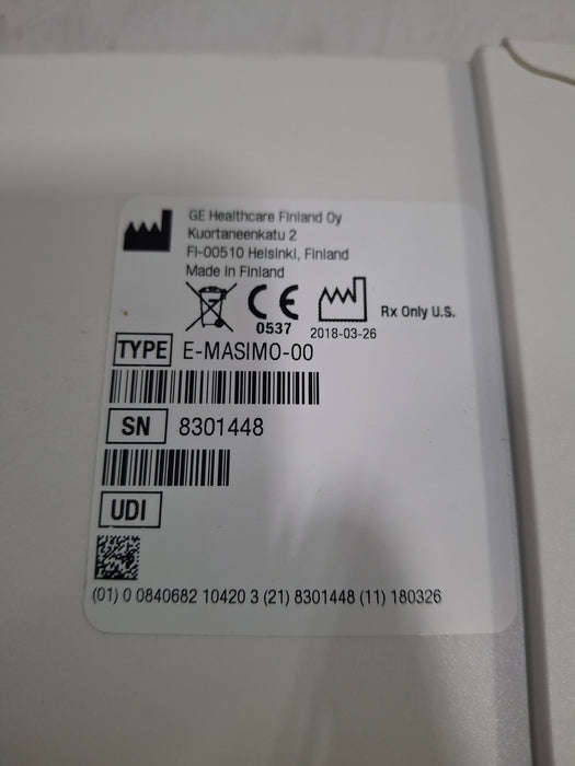 GE Healthcare E-MASIMO SpO2 Module