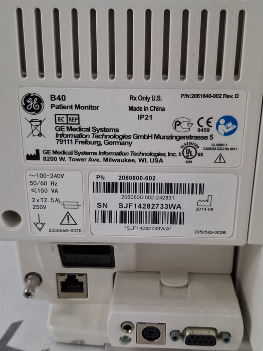 GE Healthcare B40 Patient Monitor