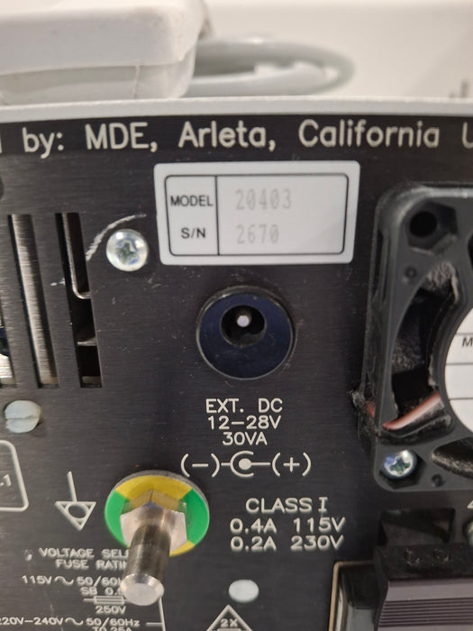 MDE Escort Prism 20403-100 Patient Monitor Medical