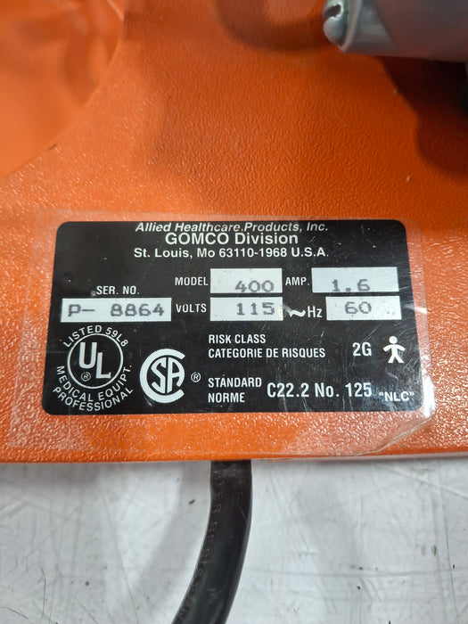 Gomco 400 Portable Suction Pump