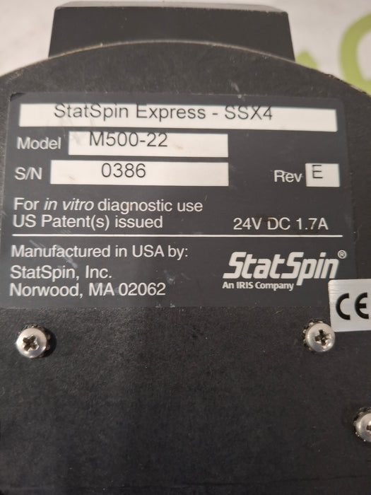 IRIS Medical StatSpin Express SSX4 M500-22 Benchtop Centrifuge