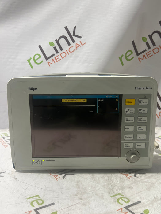 Draeger Medical Infinity Delta Patient Monitor