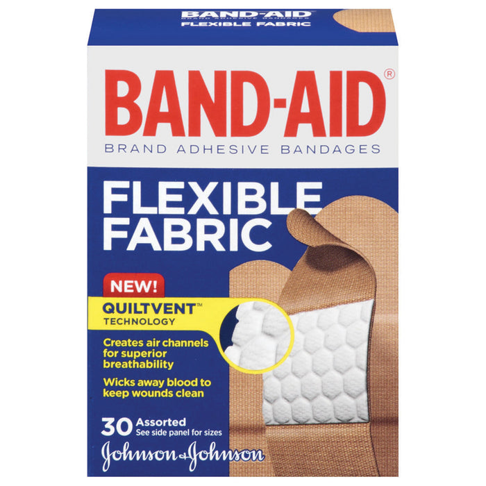 Kenvue Kenvue 004430 Flexible Fabric Adhesive Bandages Assorted 30/bx 24 Supplies reLink Medical