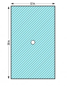 O&M Halyard O&M Halyard 44972 Pediatric Circumcision Drape 12" x 20" Blue Supplies reLink Medical