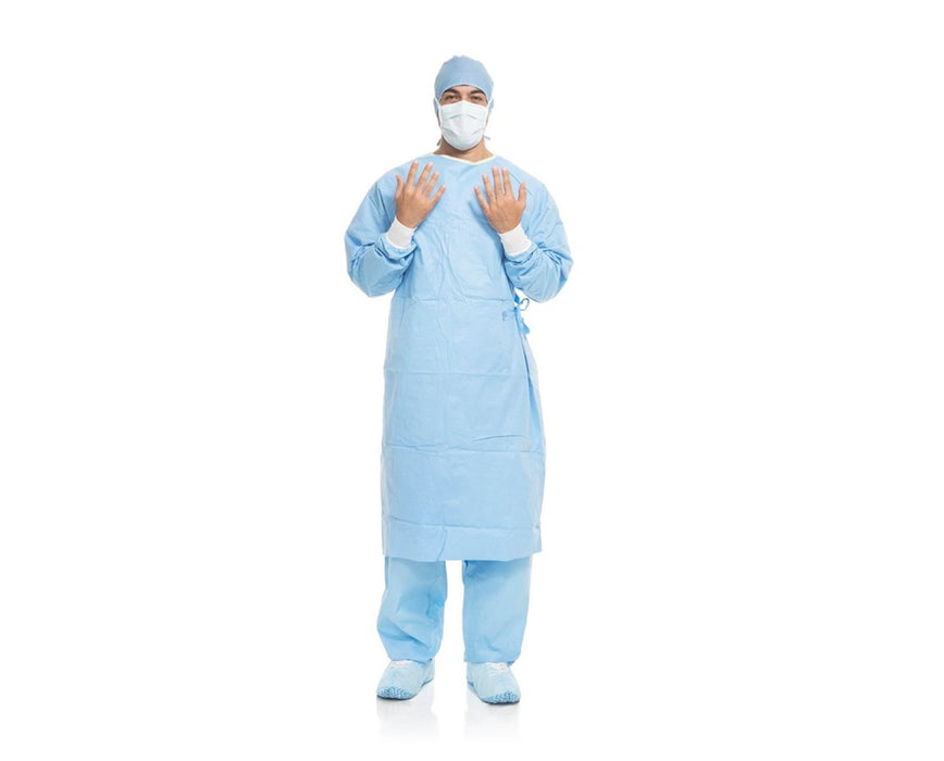 O&M Halyard O&M Halyard 41723NS Aero Blue Surgical Gown X-Large Scrub Overwrap Supplies reLink Medical