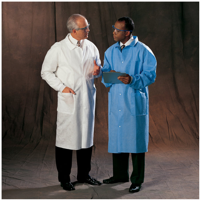 O&M Halyard O&M Halyard 10047 Lab Coat Blue Large Supplies reLink Medical