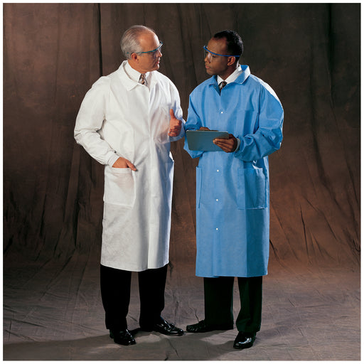 O&M Halyard O&M Halyard 10046 Lab Coat Blue Medium Supplies reLink Medical