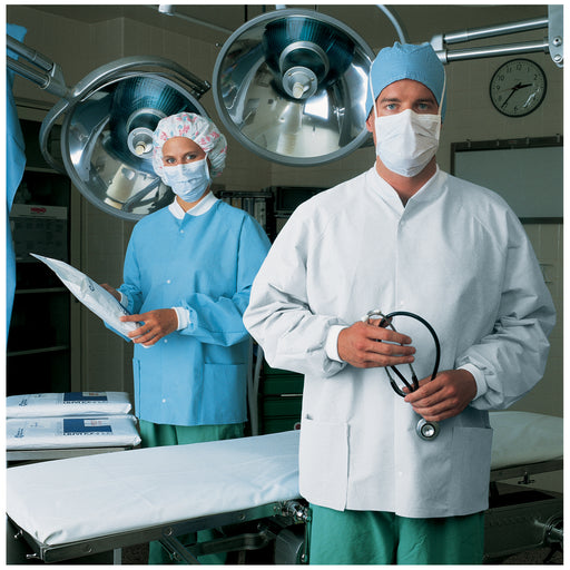 O&M Halyard O&M Halyard 10087 Professional Jacket Blue X-Large Supplies reLink Medical