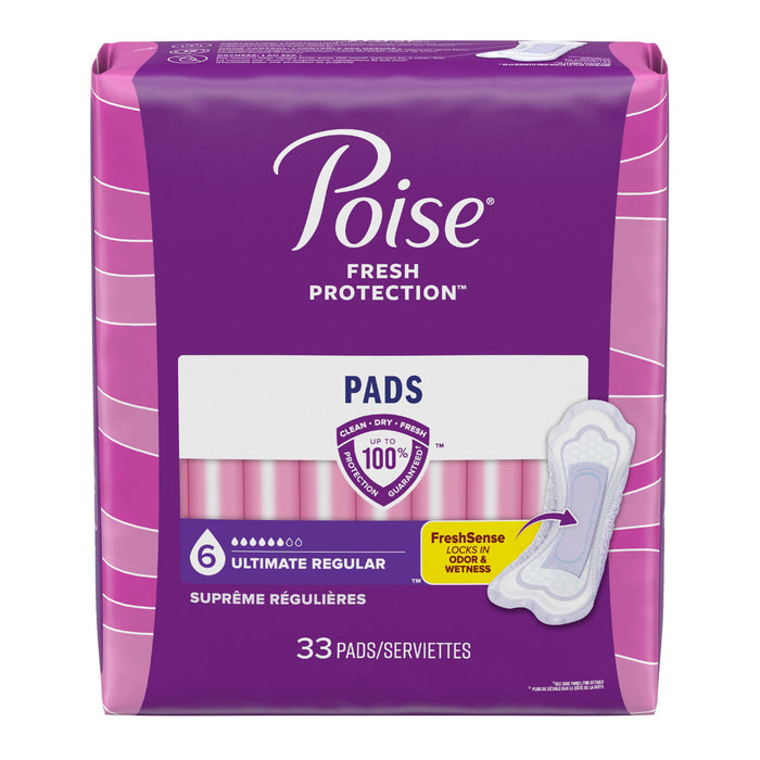 Kimberly-Clark Consumer Kimberly-Clark Consumer 33592 Poise Pads, Ultimate, 33/pk, 4 pk/cs Supplies reLink Medical