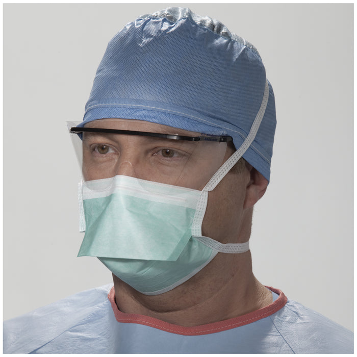 O&M Halyard O&M Halyard 37525 FILTERMASK Surgical Mask Green 50/pkg 6 pkg/cs Supplies reLink Medical
