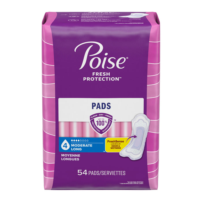 Kimberly-Clark Consumer 39299 Poise Pads Moderate Long 60/pk 2