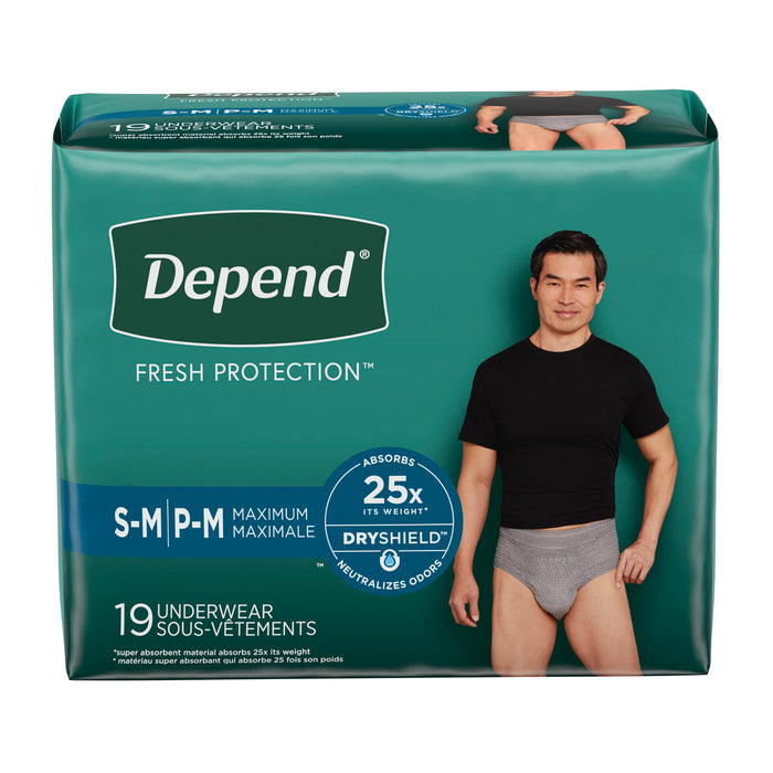 Kimberly-Clark Consumer 43616 Depend's Men's Fit-Flex Small/ Medium