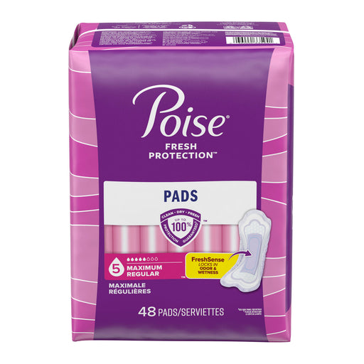 Kimberly-Clark Consumer Kimberly-Clark Consumer 47199 Poise Pads Maximum 48/pk 2 pk/cs Supplies reLink Medical