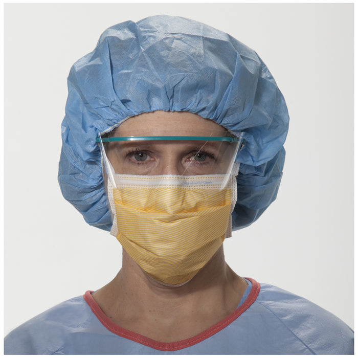 O&M Halyard O&M Halyard 48237 Fog-Free Surgical Mask Splashguard Visor Orange Supplies reLink Medical