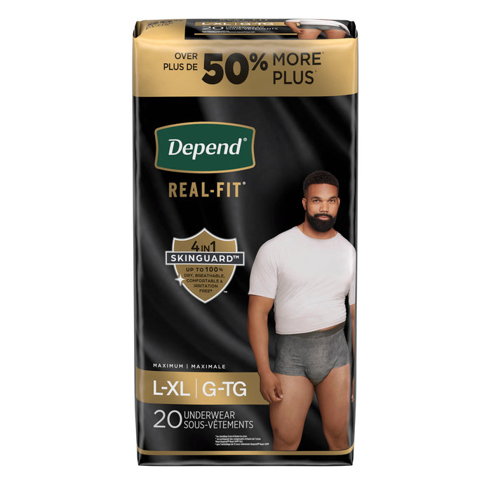 Kimberly-Clark Consumer 50979 Real Fit Briefs Maximum Absorption