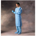 O&M Halyard O&M Halyard 69455 Impervious Gown Knit Cuffs Blue Open Back Supplies reLink Medical