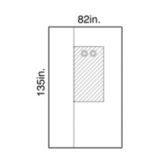 O&M Halyard O&M Halyard 89709 Femoral Angiography Drape Window X-Long Sterile Supplies reLink Medical