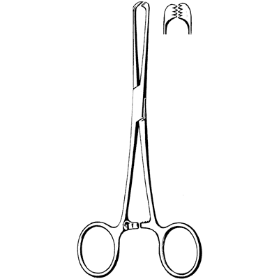 Sklar Instruments Sklar Instruments 97-930 Merit Allis Tissue Forceps 6" 4 x 5 Teeth Surgical Instruments reLink Medical