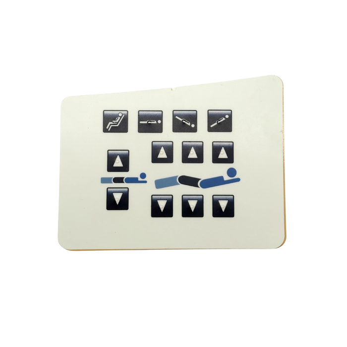 Stryker InTouch LB347 Left Head Nurse Control Fascia, OEM QDF27-2238