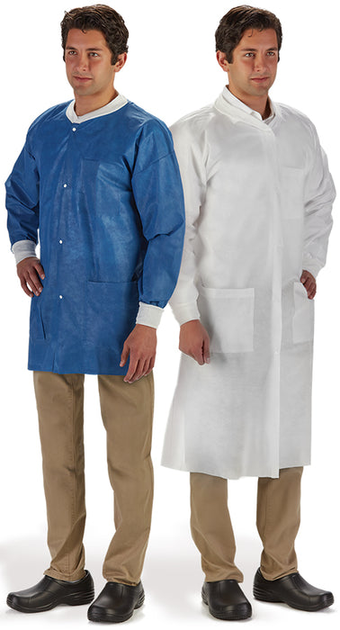 Graham Medical Graham Medical 85235 Labmates Coat, 3-Pocket, 2X-Large, White, 50/cs Supplies reLink Medical