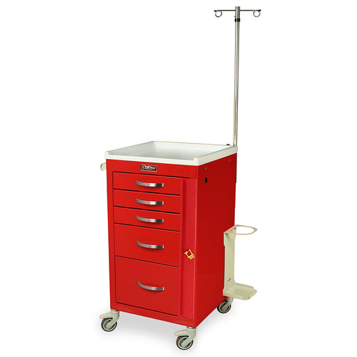 Harloff Harloff M3DS1824B05+MD18-EMG - M-Series Narrow Emergency Cart  (Mini Line) Medical Furniture reLink Medical