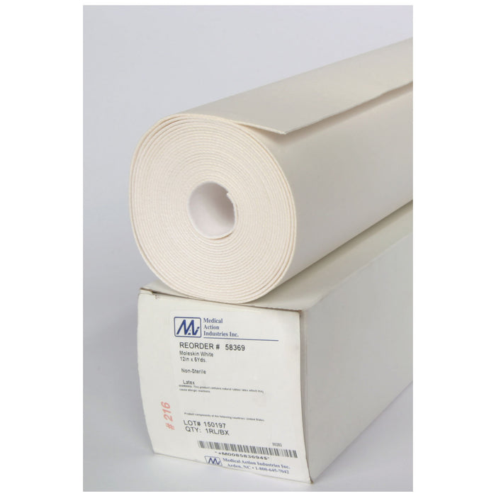 Medical Action Industries Medical Action Industries 58364 Moleskin Beige 12" x 5 yds Water Supplies reLink Medical