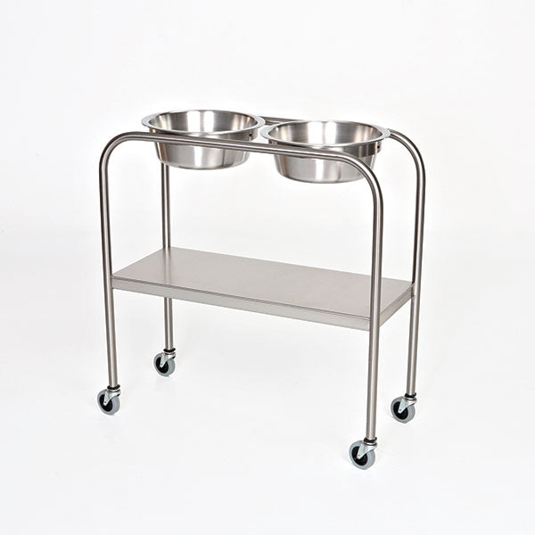MidCentral Medical MidCentral Medical Double Bowl Solution Stands Medical Furniture reLink Medical