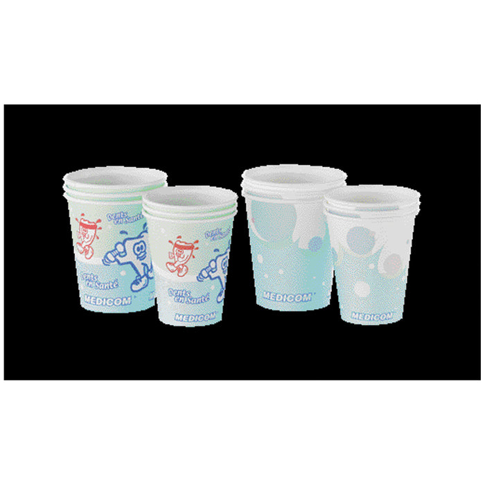 Medicom Inc. 114-CH Paper Cup 4 oz Healthy Teeth Design 100/slv