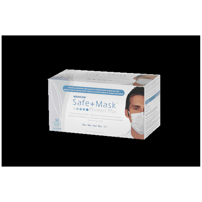 Medicom, Inc. Medicom Inc. 2040 Earloop Mask ASTM Level 2 Blue 50/bx 10 Supplies reLink Medical