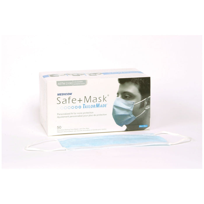 Medicom, Inc. Medicom Inc. 2070 Procedure Earloop Mask with Chin Wire ASTM LEVEL Supplies reLink Medical