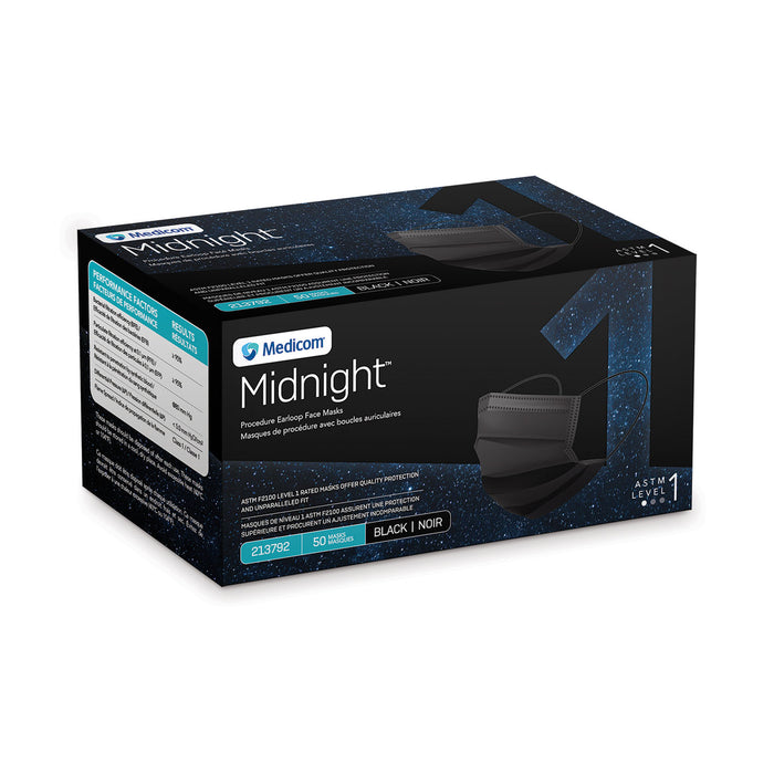 Medicom, Inc. Medicom Inc. 213792 Proceedure Earloop Mask Midnight L1 50/bx Supplies reLink Medical