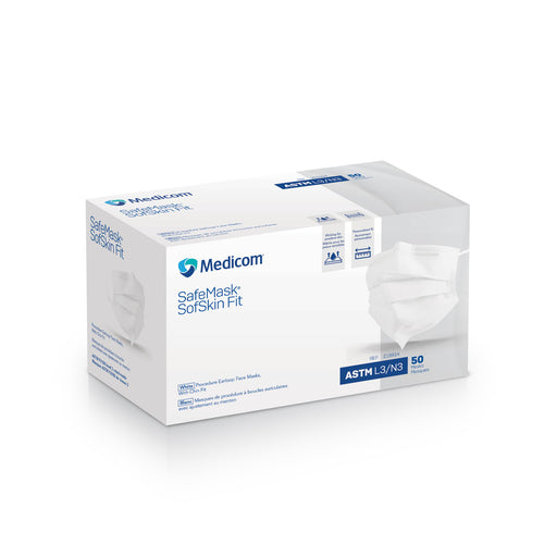 Medicom, Inc. Medicom Inc. 219914 Earloop Mask Sofskin Fit Adjustable Chin & Supplies reLink Medical