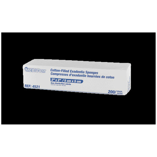 Medicom, Inc. Medicom Inc. 4521 Gauze 2" x 2" 8-Ply Non-Sterile 200/slv Supplies reLink Medical