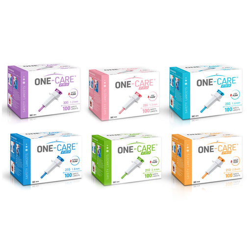 MediVena MediVena 1016 Safety Lancets Top Button - Activated 21Gx2.8mm Supplies reLink Medical