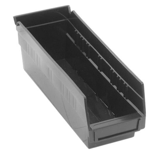 Quantum Medical Quantum Medical QSB108BK Shelf Bin 17 7/8" x 8 3/8" x 4" Black Supplies reLink Medical