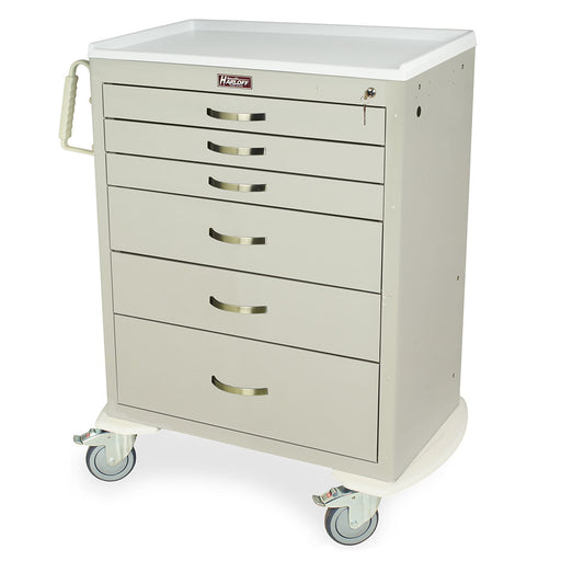 Harloff Harloff MDS3030K06 - M-Series Tall Anesthesia Cart, Standard Width Medical Furniture reLink Medical