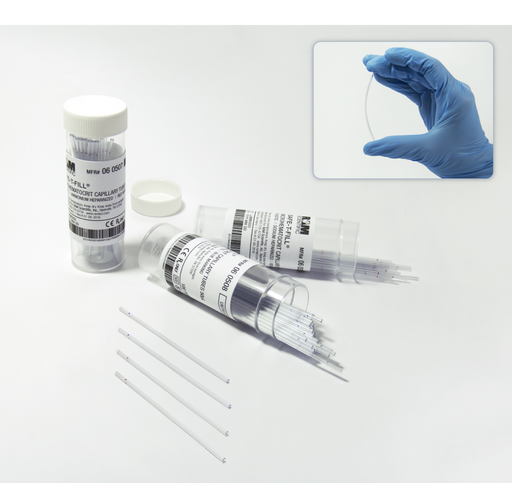 ASP Global ASP Global 06 0507 Micro Hematocrit Tubes 75mm 50‚µL Heparinized Supplies reLink Medical