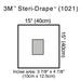 Solventum Corporation Solventum Corporation 1021 Small Drape with Incise Film 15" x 15" Supplies reLink Medical