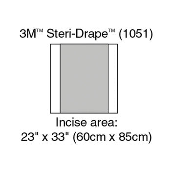 Solventum Corporation Solventum Corporation 1035NS Incise Drape Overall 3 7/8" x 7 7/8" Supplies reLink Medical