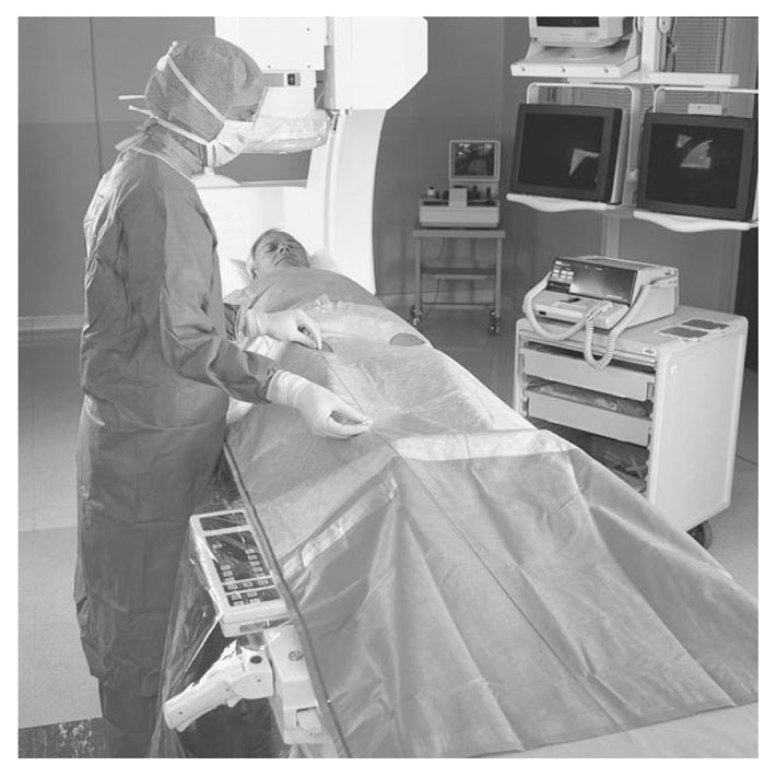 Solventum Corporation Solventum Corporation 1191 Angiography Drape 90" x 130" Absorbent Supplies reLink Medical