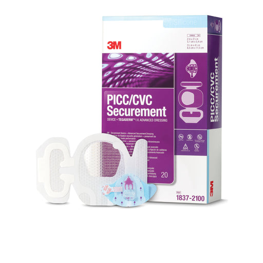 Solventum Corporation Solventum Corporation 1837-2100 Securement Device 2" x 2 1/8" IV Supplies reLink Medical