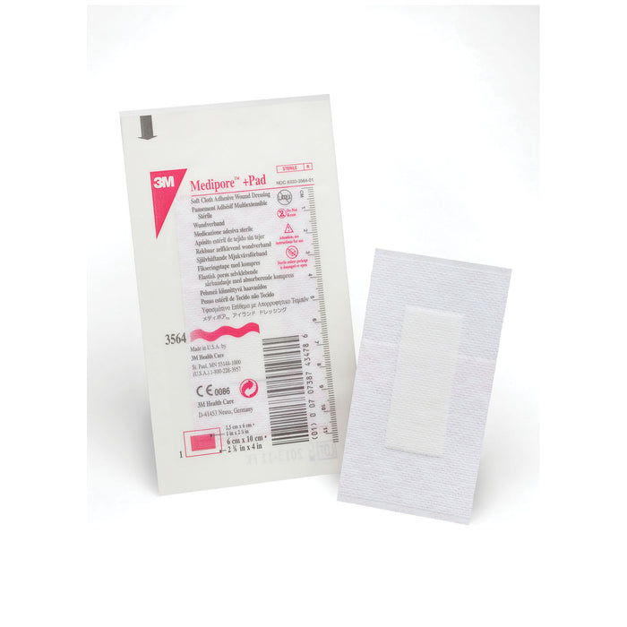 Solventum Corporation Solventum Corporation 3564 Wound Dressing 2 3/8" x 4" Pad Size 1" x Supplies reLink Medical